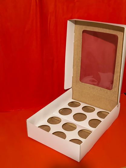 Caja De Cupcake N°12 (32x24x8)